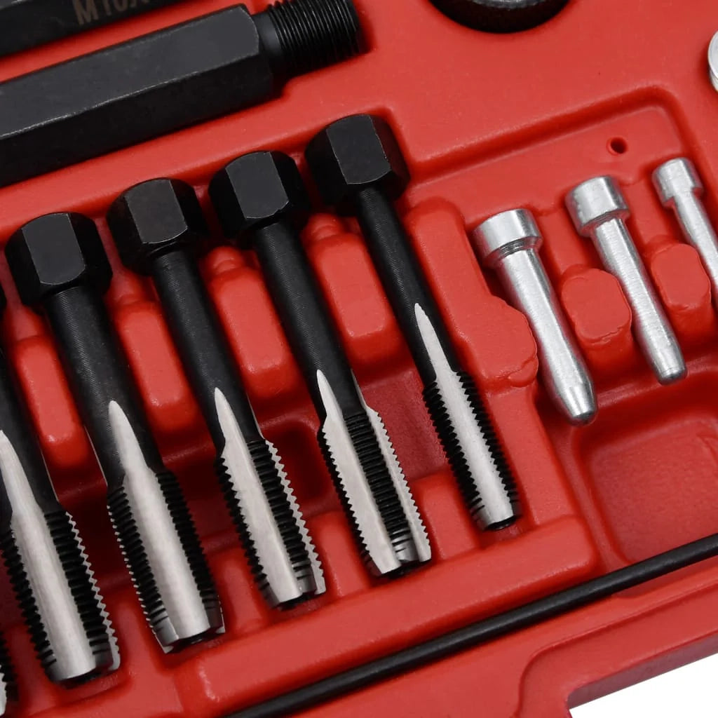 Kit di riparazione filettature candelette 33 pezzi M8 M10 M12 02_0004257