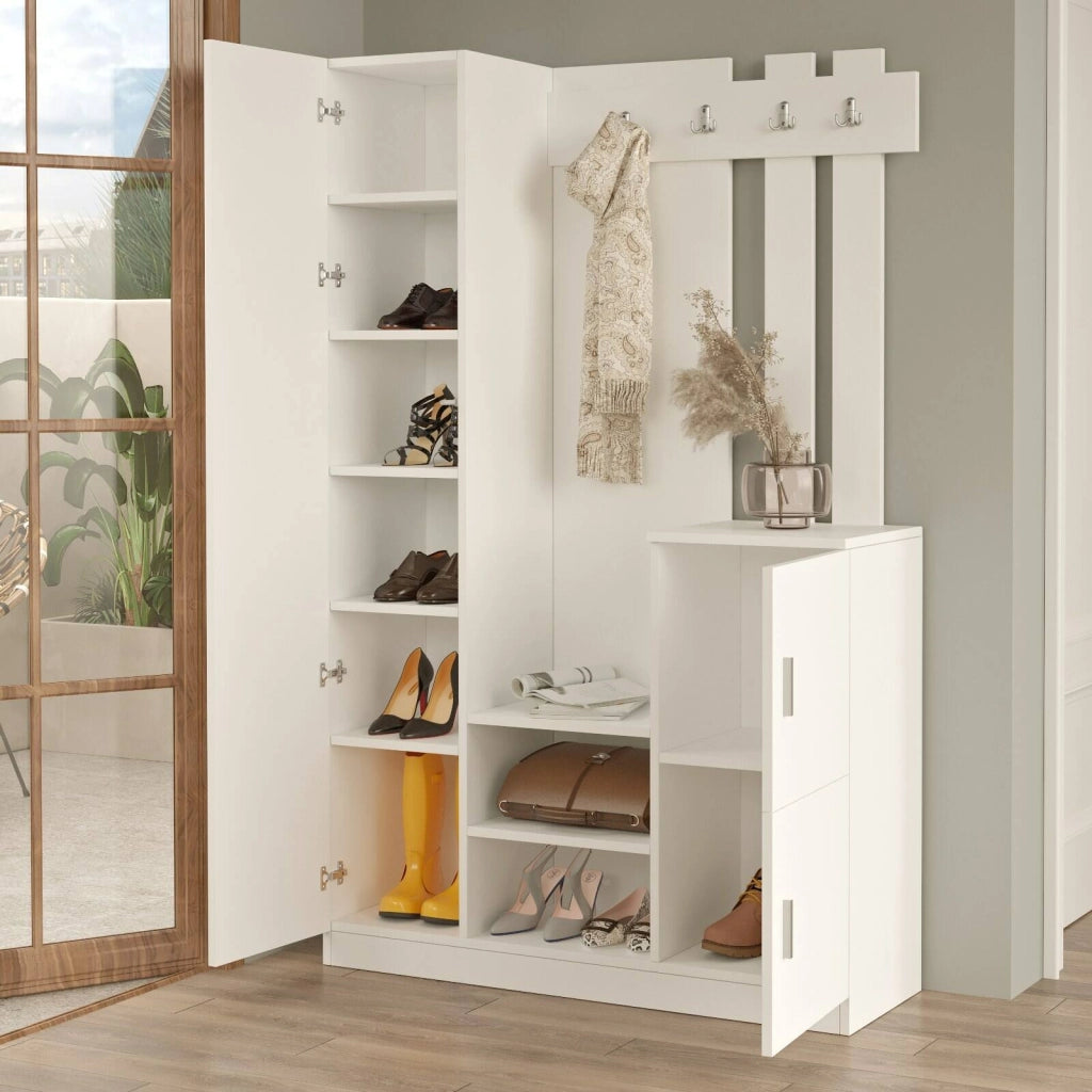 Fernand, Mobile da Ingresso 16-18 Paia, 114x35x180h cm Bianco