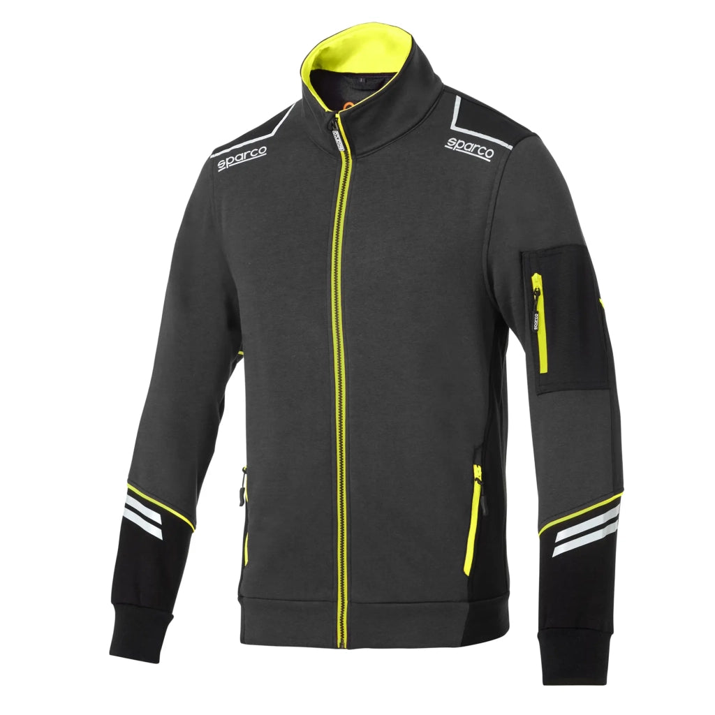 FELPA DA LAVORO ALABAMA- - tg.M - grigio giallo - 1 pezzi SPARCO