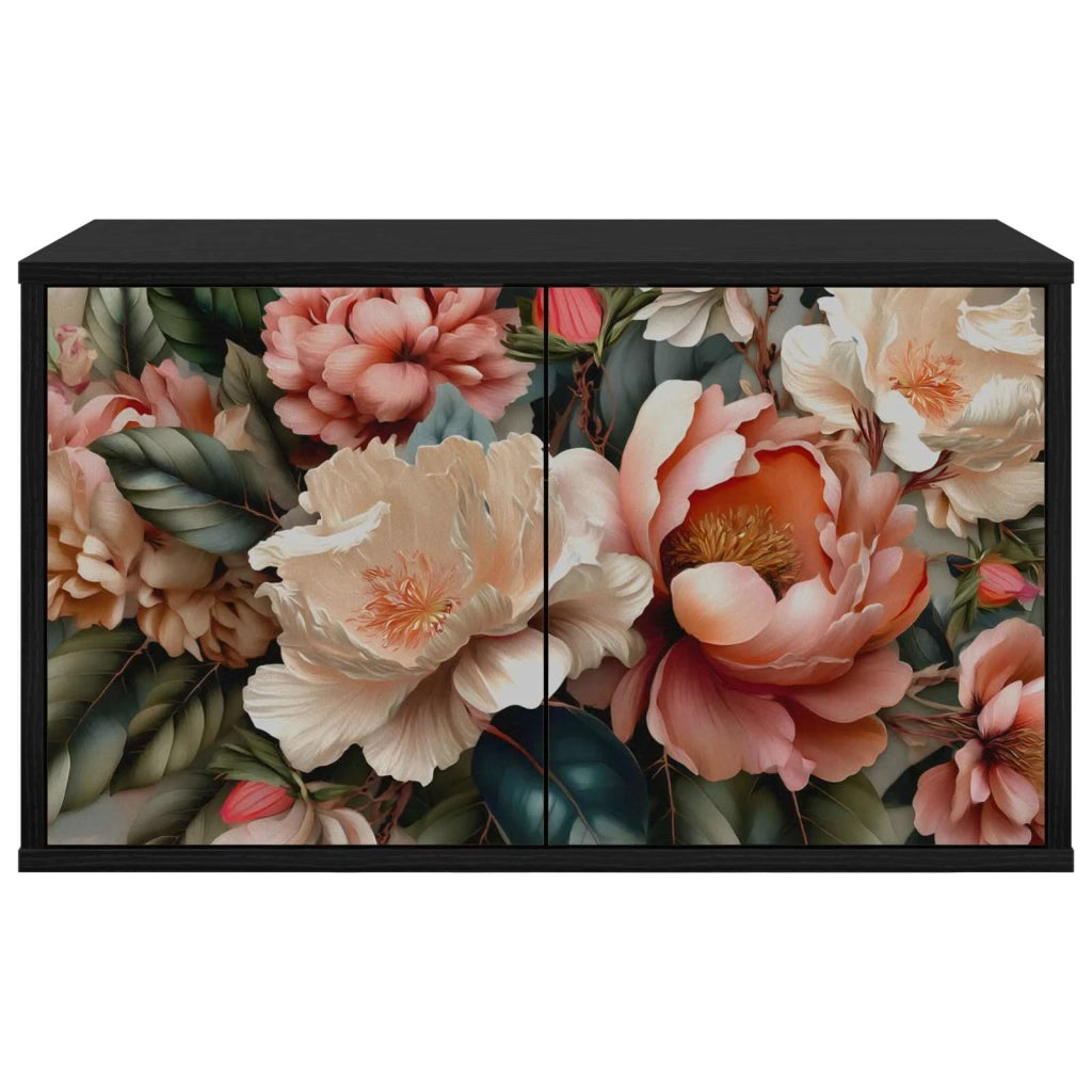 Mobile TV da Parete BORNE 69 x 33 x 40 cm Rovere Nero 8007124