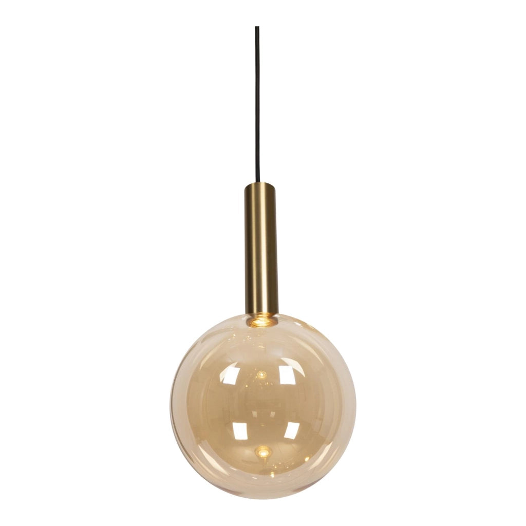 Lampada a sospensione JOSIANE 3xG9 ambra nera Lucide