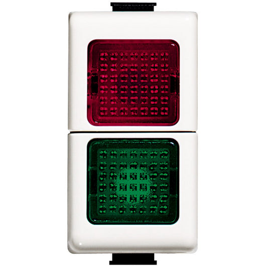 Bticino Matix modulo portalampada vetro verde/rosso AM5064V