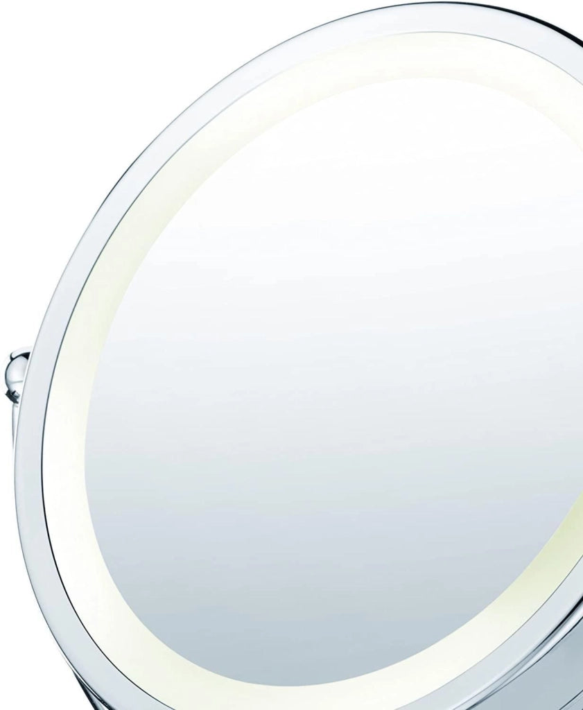 Beurer BS 59 Specchio Cosmetico da Parete, Orientabile e con Illuminazione LED