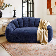 Poltrone relax, pouf, poltrone extra-large,Frevano ideali per il soggiorno e la camera da letto, colore nero