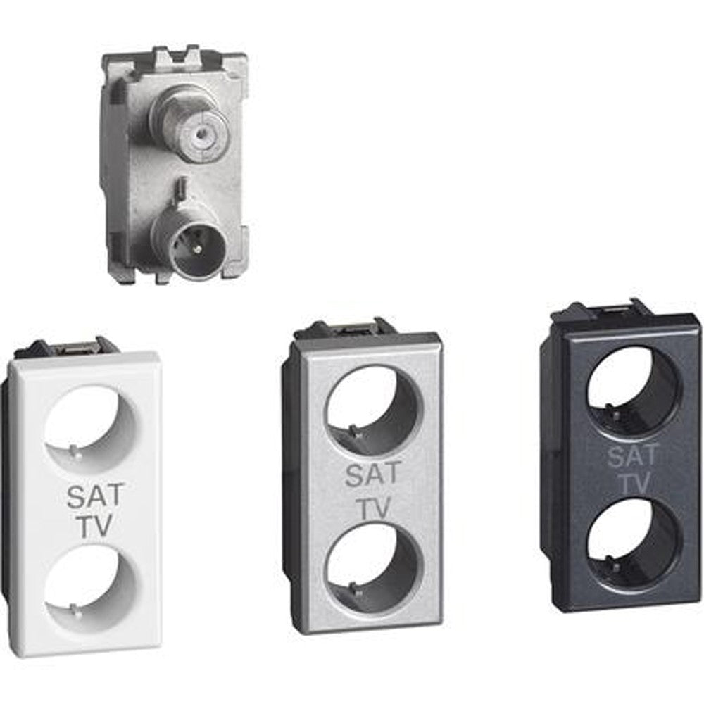Presa Tv-Sat Bticino Axolute Coassiale Diretta Demiscelata H4214D