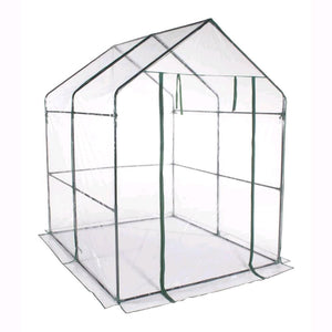 Serra da Giardino Senza Ripiani con copertura in PVC impermeabile 140x140x197H cm