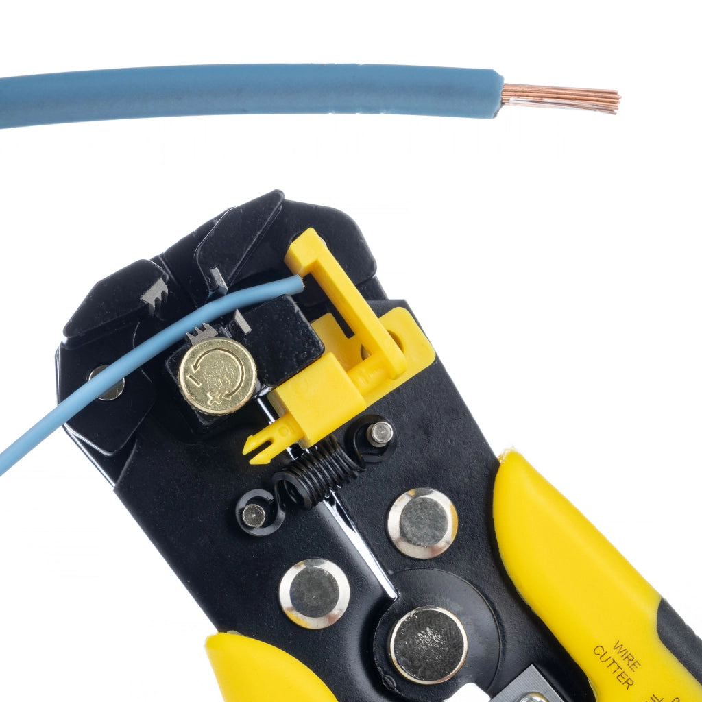 Pinza Spellafili Automatica con Crimpatrice – Acciaio Cromato, 0,2-6 mm² | Precisione e Durata