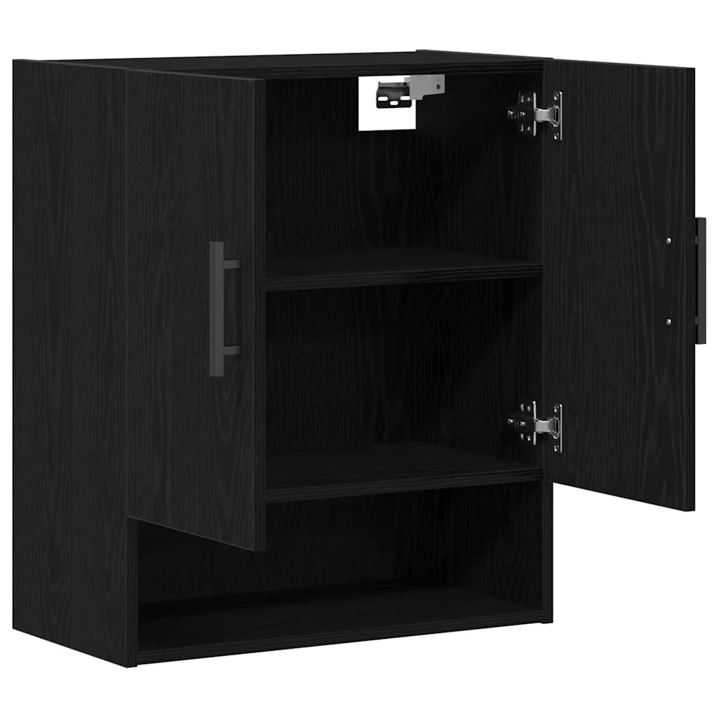 Mobile a muro Rovere Nero 60 x 31 x 70 cm Legno multistrato 862942