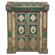 Porta in legno fatta a mano 165x34x218h cm