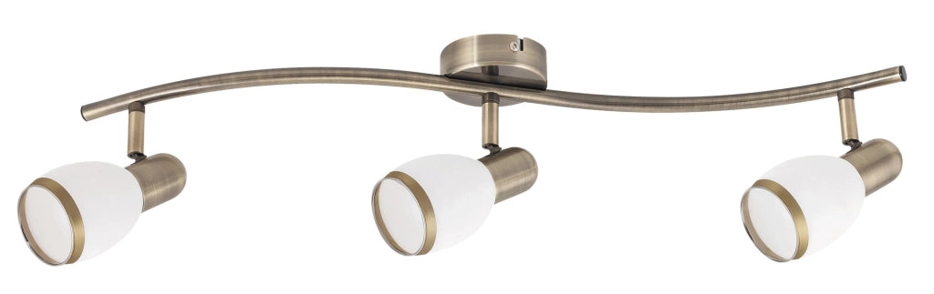 Barra luminosa marrone/bianca E14 3x40W Elite Rabalux