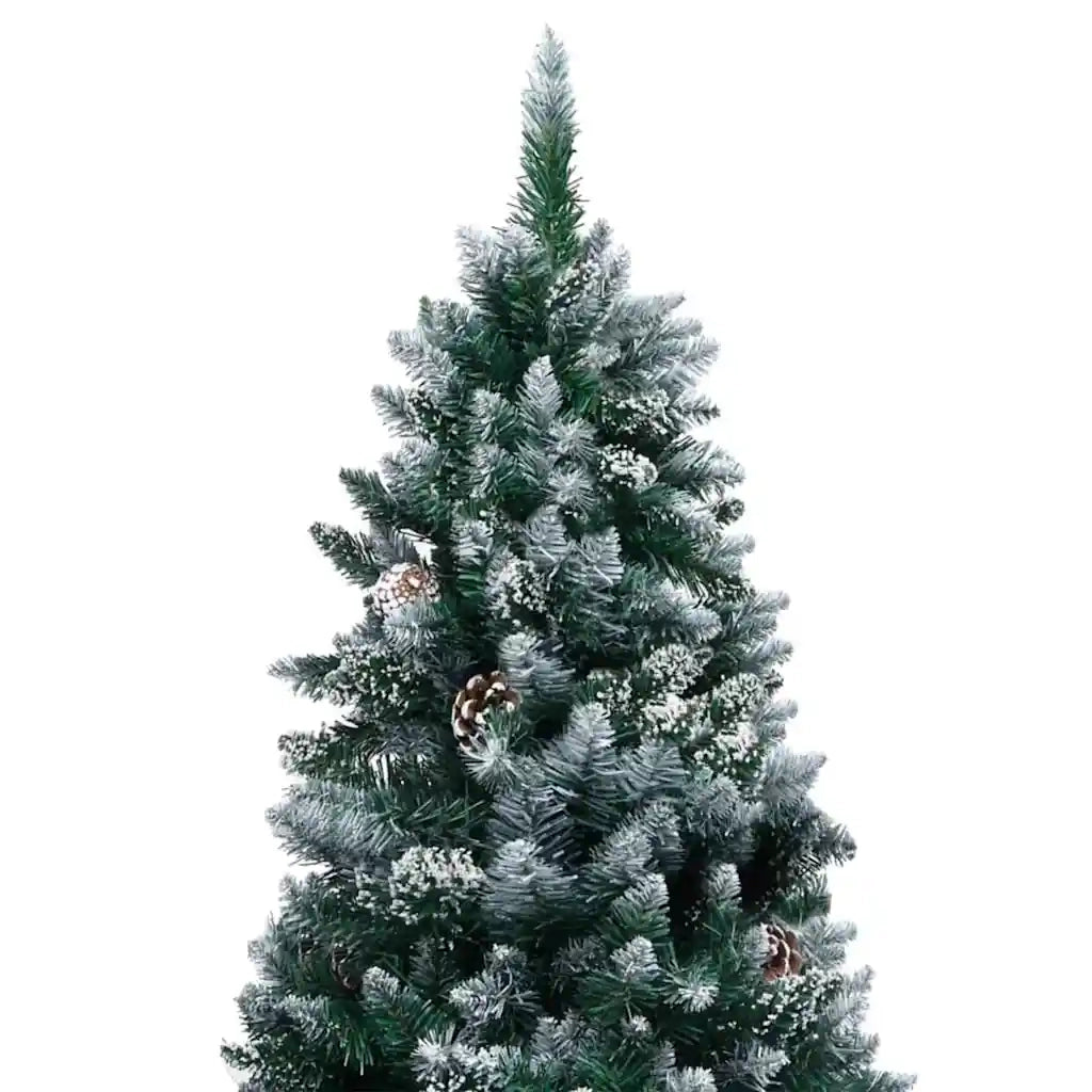 Albero di Natale artificiale con 300 LED Verde 180 cm