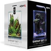 Aquael Shrimp Set Smart Day&Night 19 litri cm25x25x30h Colore: Nero