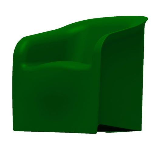 Poltrona Sedia da Giardino 69x72 cm in Resina Arkema Lady Verde Scuro