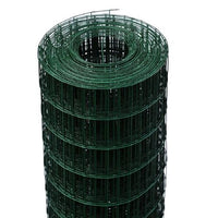 Rete Recinzione Elettrosaldata Metallica Plasticata VERDE maglia 50X75 mm H:100 cm Rotolo 25 mt 