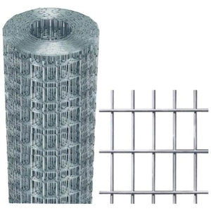 Rete Recinzione Elettrosaldata Metallica Plasticata VERDE maglia 50X75 mm H:150 cm Rotolo 25 mt 