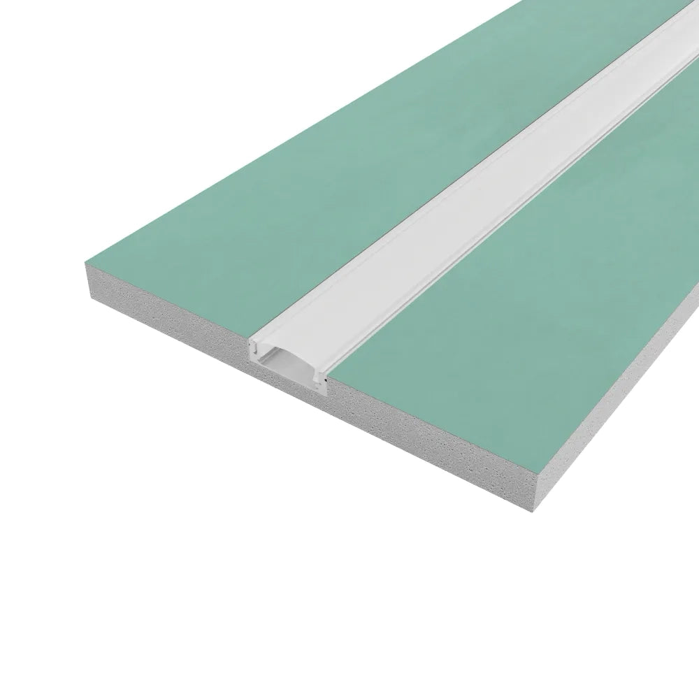 Cartongesso con profilo in alluminio integrato 1m resistente all'umidità