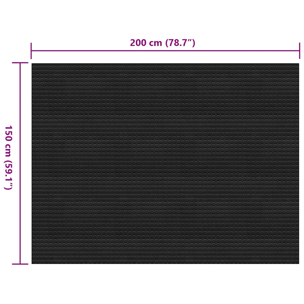 Tappetino Antiscivolo in Gomma 1,5x2 m 3 mm a Pois 143953
