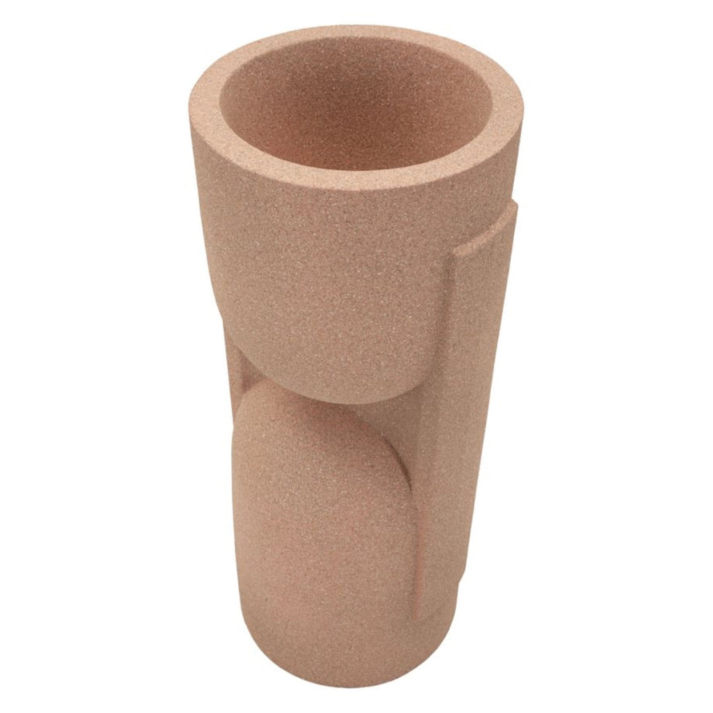 Vaso per Piante VKH1039, Rosso, Poliresina, 38x36x91 cm