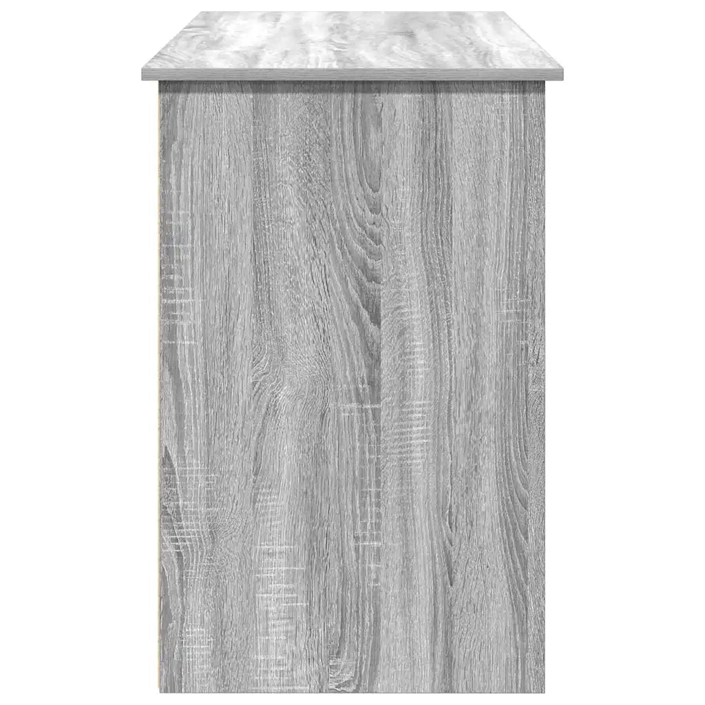 vidaXL Scrivania Grigio Sonoma 102x50x75 cm in Legno Multistrato