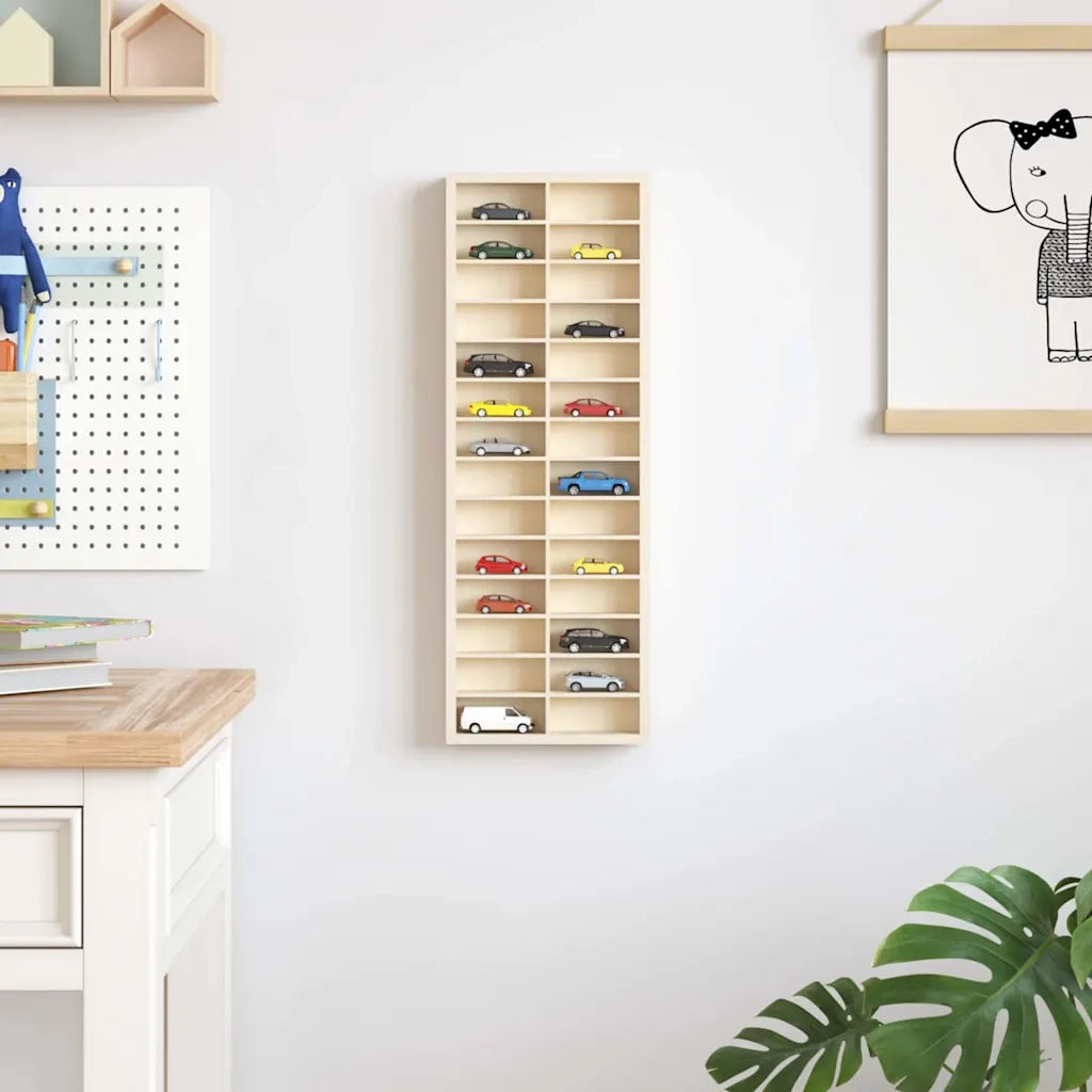 vidaXL Custodia per Esposizione Marrone 21 x 4.5 x 59 cm