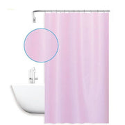 Trade Shop - Tenda Doccia Antimuffa Impermeabil 240x180cm Con Anelli Rosa Texture Rombi 59824 -