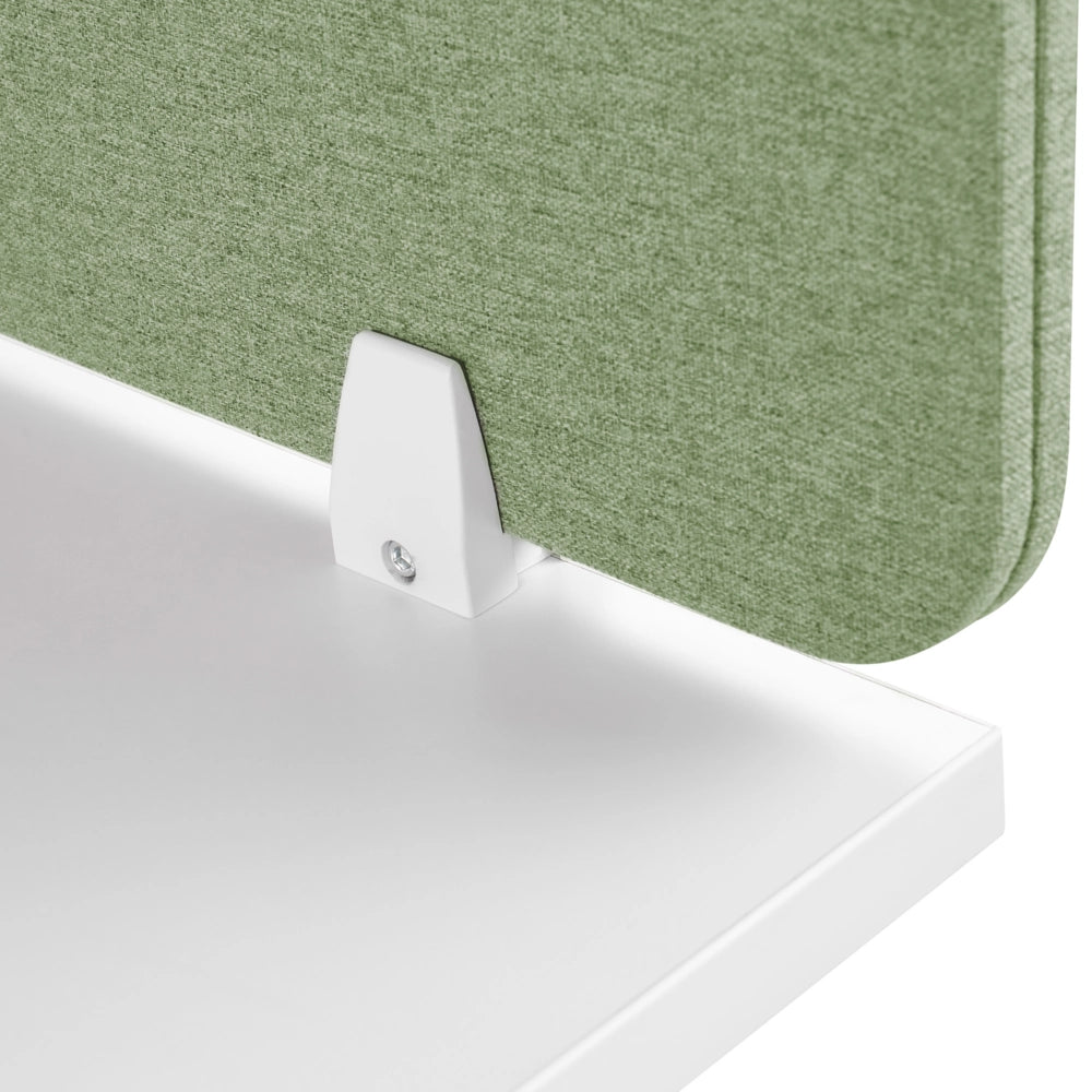 Pannello Divisorio Fonoassorbente per scrivania in PET verde 72 x 40 cm tavolo ufficio