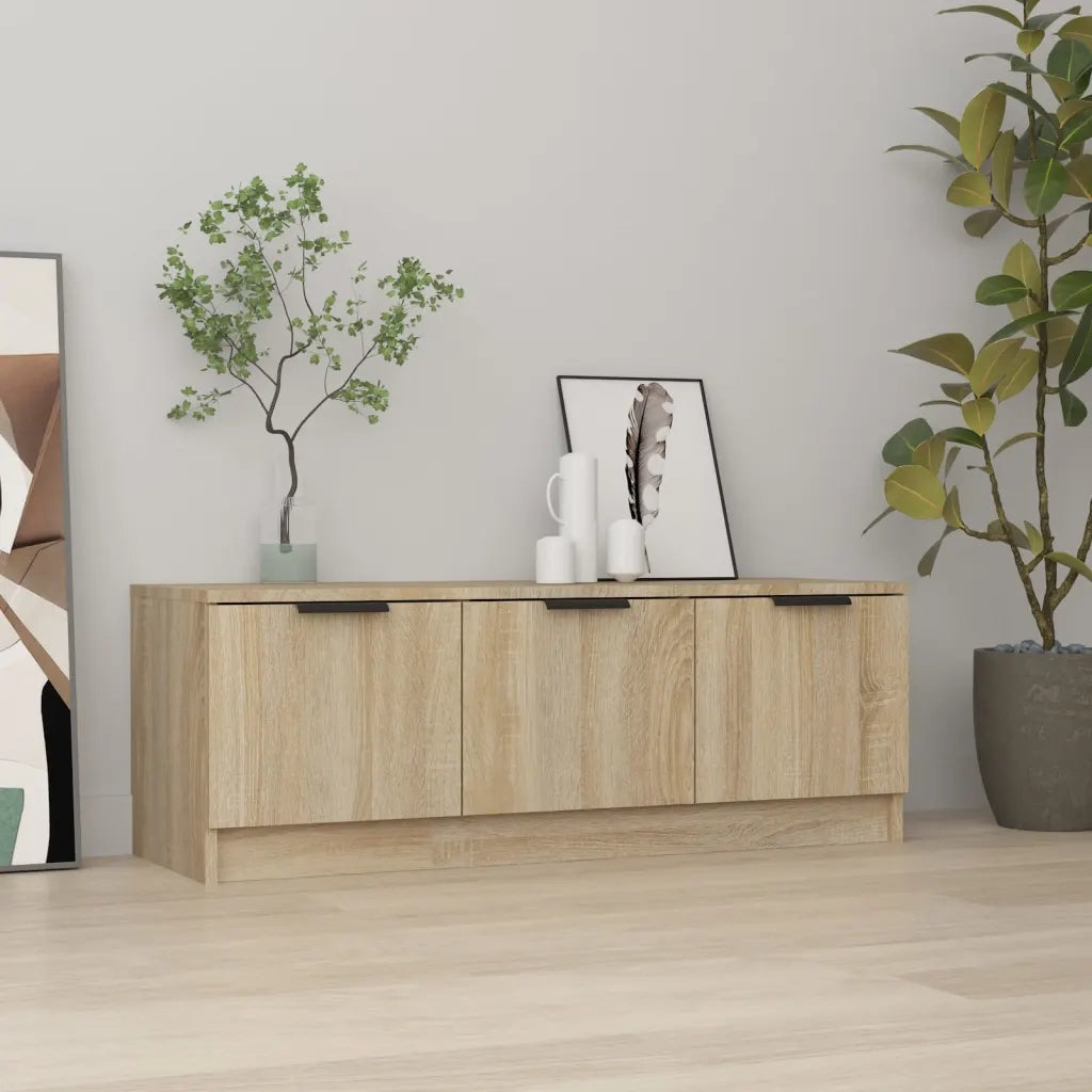 Mobile Porta TV-Mobile per TV-Credenza TV Rovere Sonoma 102x35x36,5 cm Legno Multistrato