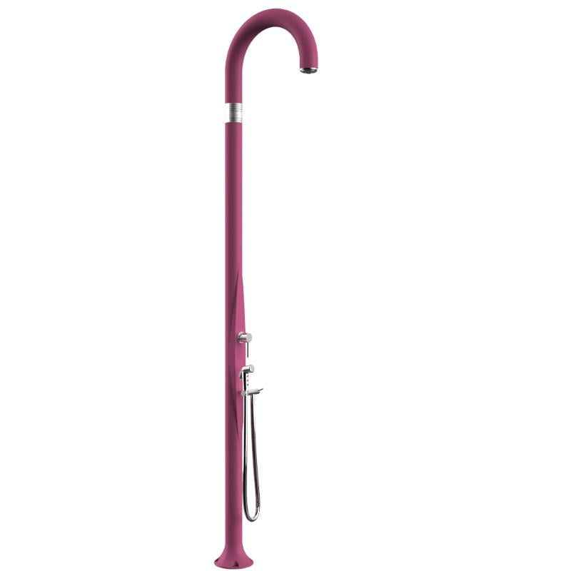 Doccia Tradizionale In Polietilene Funny Yin Con Miscelatore E Doccetta Colore Fuxia Cv-T145/4003