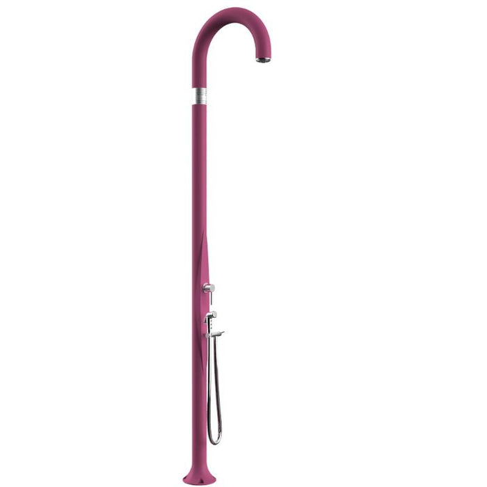 Doccia Tradizionale In Polietilene Funny Yin Con Miscelatore E Doccetta Colore Fuxia Cv-T145/4003