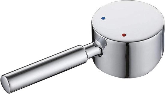 Hendel metallico sostitutivo per maniglia di rubinetto singola - universale - acciaio inox 9 x 9 mm - cromato