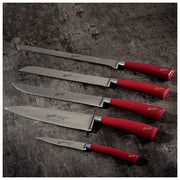 Berkel set coltelli Elegance con ceppo, 5 pezzi, acciaio inox, trinciante, pane, spelucchino, disosso