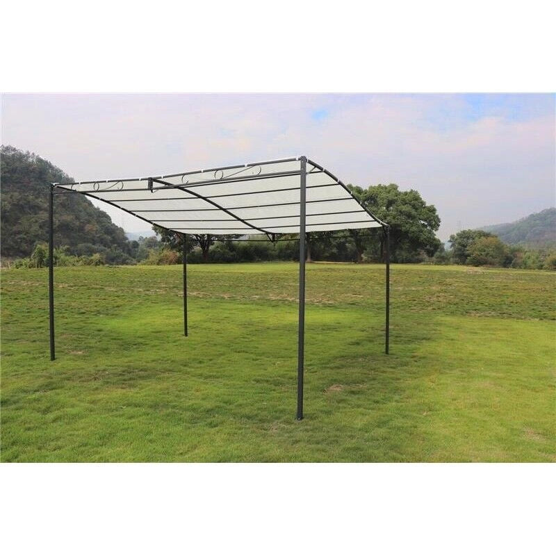 GAZEBO PERGOLA AUTOPORTANTE CON STRUTTURA IN ACCIAIO 3 X 4 MT