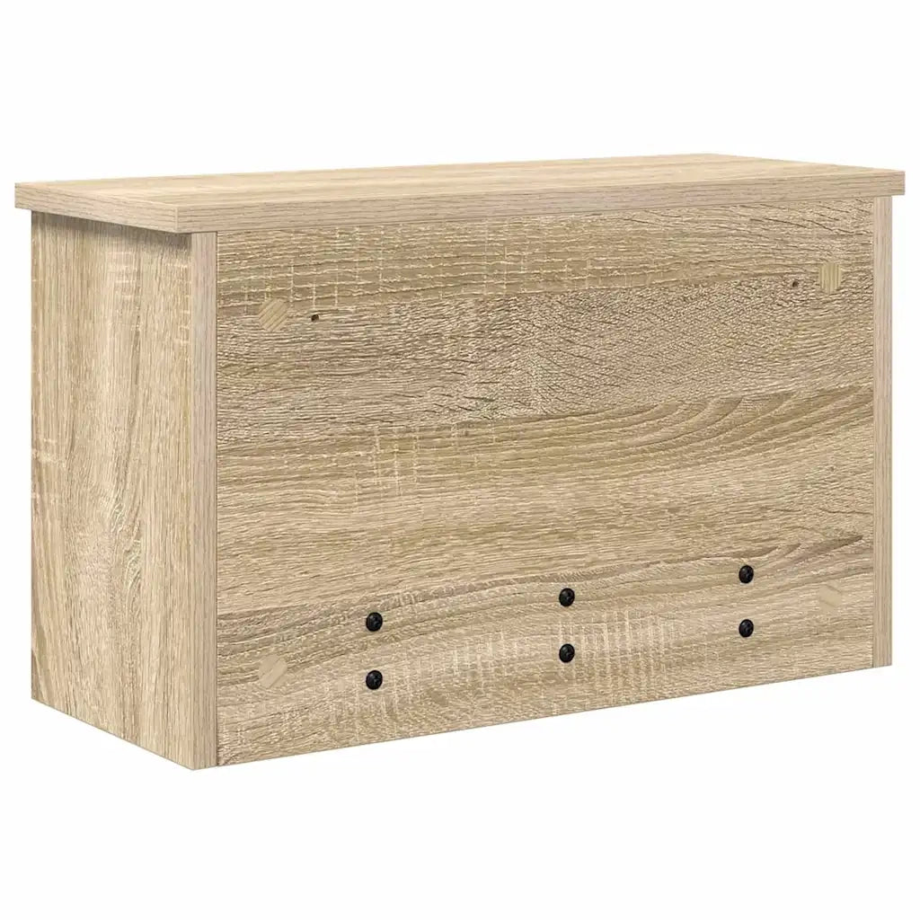 Appendiabiti a muro con porta Rovere Sonoma 50 x 20 x 30 cm CFW8071004