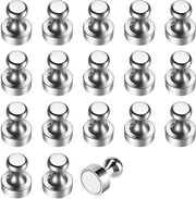 18 pezzi di magnete neodymium, 12×16 mm forti magneti neodymium, piccoli magneti cilindrici, magneti neodymium extra forti, per frigorifero, pannelli da attacchi, pannello da attacchi, magneti cilindrici, lavagna bianca