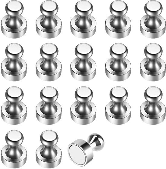 18 pezzi di magnete neodymium, 12×16 mm forti magneti neodymium, piccoli magneti cilindrici, magneti neodymium extra forti, per frigorifero, pannelli da attacchi, pannello da attacchi, magneti cilindrici, lavagna bianca