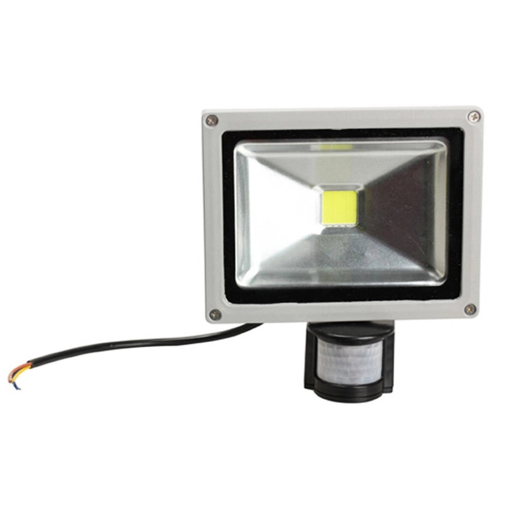 Trade Shop - Faro Da 20w Con Sensore Di Movimento Faretto A Led Luce Bianca 220v -