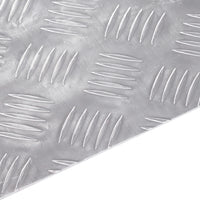 Pannelli in Alluminio Antiscivolo 2 pz 60x40 cm