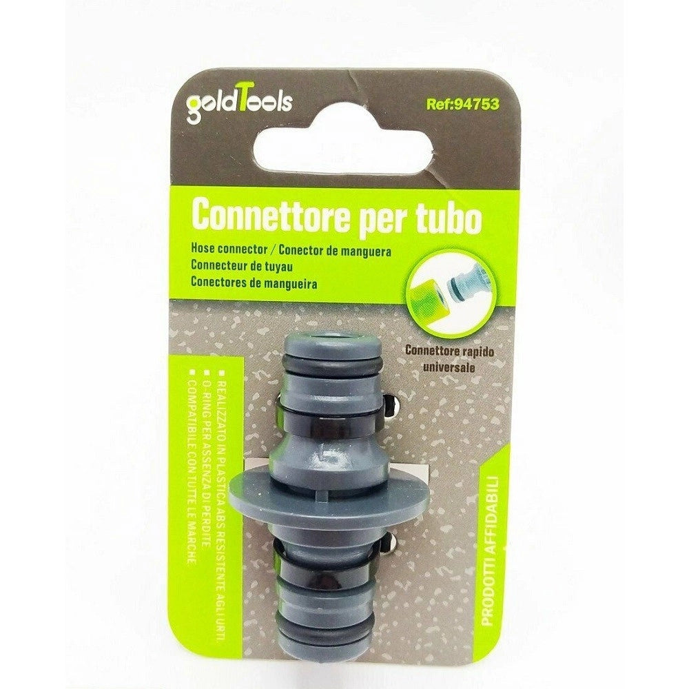 Trade Shop - Adattatore A 2 Vie Per Tubi Con Innesto Rapido Universale Connettore In Abs 94753 -
