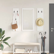 Appendiabiti a muro Bianco 96 x 1,5 x 90 cm Legno multistrato 874531