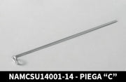 Pendino 4 Lunghezza 100 Cm Piega 20 Pezzi - Akifix