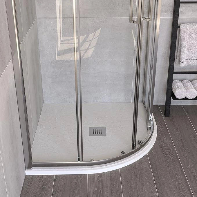PIATTO DOCCIA STONE SEMITONDO 80x80 BIANCO OPACO ERCOS