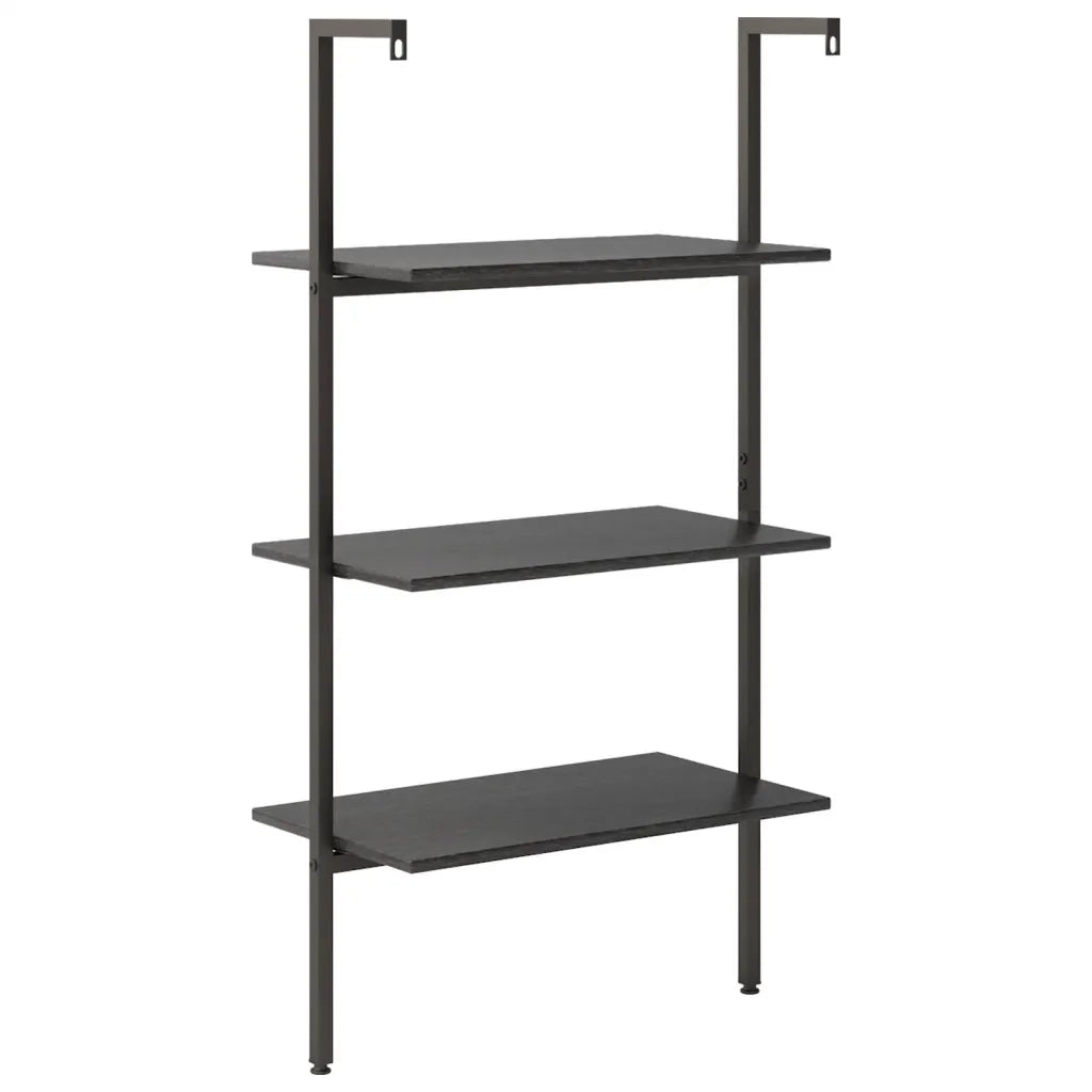Scaffale Pendente a 3 Livelli Nero 64x35x120,5 cm CFW7594555
