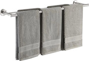 Sostegno Doppio per Asciugamani in Acciaio Inox SUS304 Barra per Asciugamani 75cm Sostegno per Asciugamani da Bagno Montato a Parete Liscio