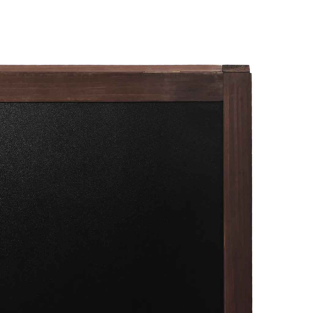 Lavagna Bifacciale con Cavalletto in Legno di Cedro 60x80 cm 246428