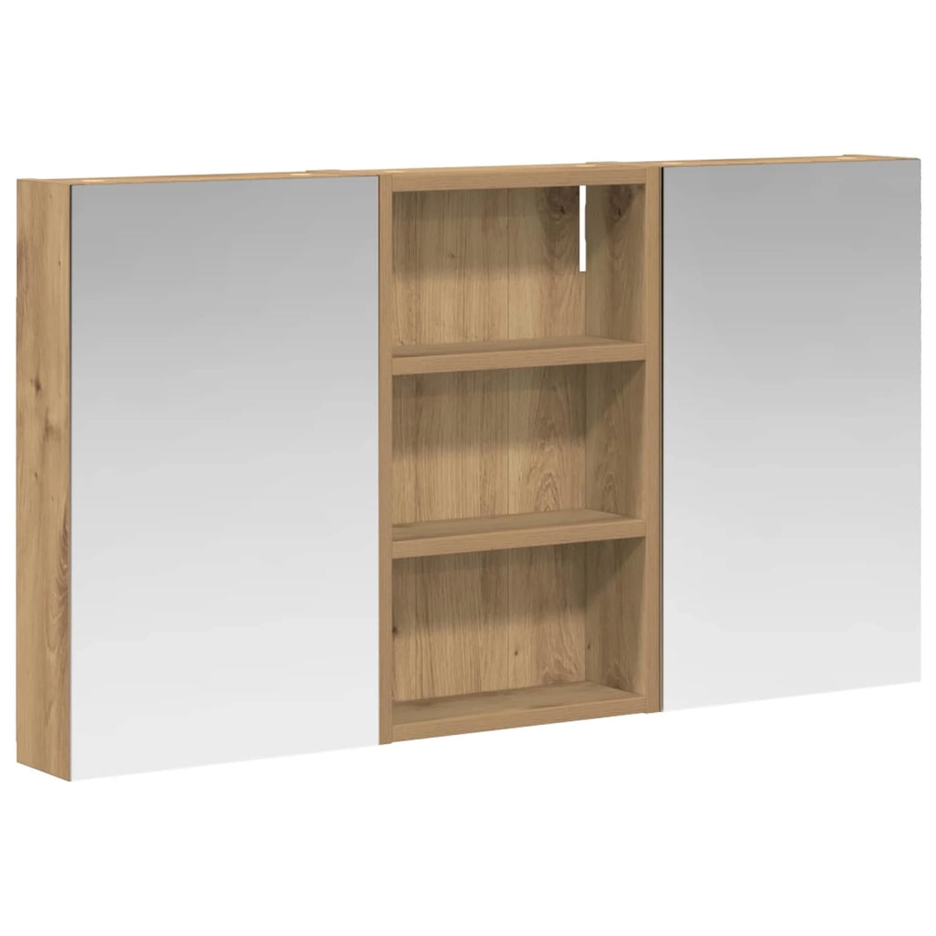 Set di Armadi da Bagno con lo scaffale 3 pcs 90 x 10,5 x 50 cm 3403671