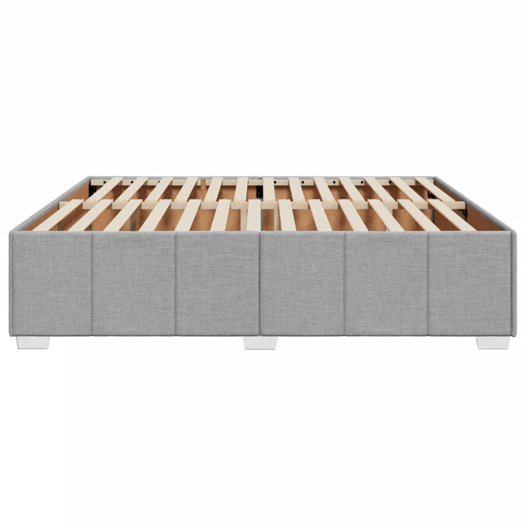 Giroletto senza Materasso Grigio Chiaro 180x200 cm Tessuto