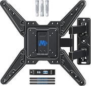 Supporto per TV regolabile, inclinabile e estensibile, adatto per la maggior parte delle TV LED, LCD e OLED da 26 a 55 pollici con massimo VESA 400x400mm fino a 27 kg, MD2413-MX-021