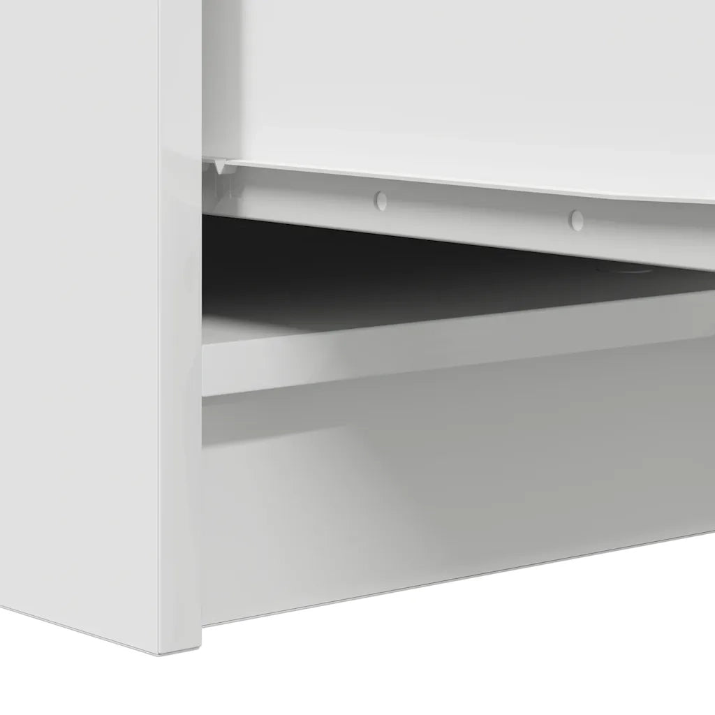 Credenza Bianca 29,5x34x76 cm in Legno Multistrato 861634