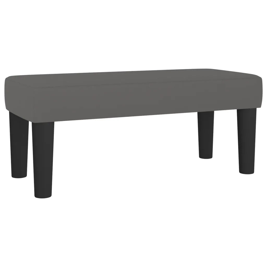 Panca Grigia 70x30x30 cm in Similpelle CFW5049251