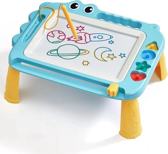 Tavolo da Disegno Magnetico per Bambini - Libro di Colorazione e Doodle - 3 4 5 Anni - Età Prescolare - Blu 

Modello: 
- Materiale: 
- Dimensioni: 
- Età consigliata: 3-5 anni